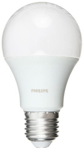 Лампа энергосберегающая светодиодная Philips, 12W (80W), 230V, цоколь E27, 6500K, 950 лм, холодный белый свет