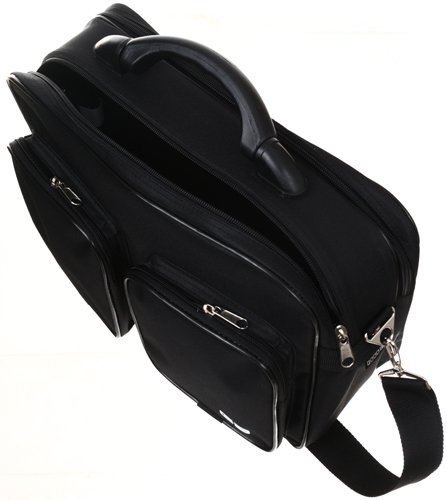 Сумка мужская на плечо с ручкой Good Bag, 380*280*160 мм, черная 
