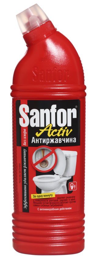 Средство чистящее Sanfor «Антиржавчина» , 750 г Средство чистящее Sanfor «Антиржавчина» , 750 г
