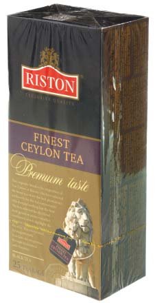 Чай Riston, 37,5 г, 25 пакетиков, Finest Ceylon Tea, черный чай Чай Riston, 37,5 г, 25 пакетиков, Finest Ceylon Tea, черный чай