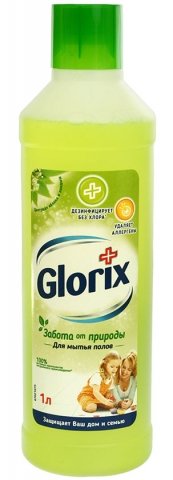 Средство для мытья пола Glorix, 1000 мл, «Цветущая яблоня и ландыш» Средство для мытья пола Glorix, 1000 мл, «Цветущая яблоня и ландыш»