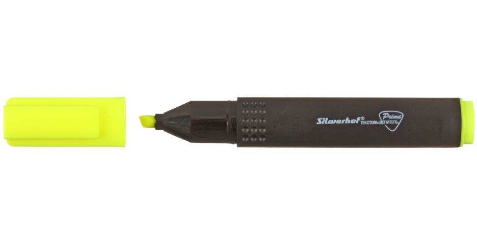 Маркер-текстовыделитель Silwerhof Prime желтый