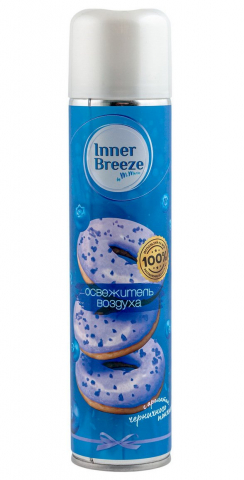 Освежитель воздуха Inner Breeze 300 мл, «Черничный пончик»