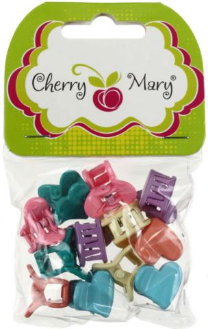 Набор заколок для волос Cherry Mary Z6104, №02, 12 шт., разноцветные Набор заколок для волос Cherry Mary Z6104, №02, 12 шт., разноцветные