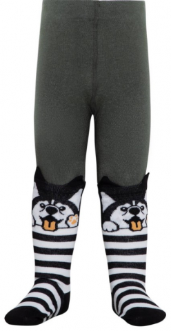 Колготки детские Tip-Top, размер 116-122, хаки Колготки детские Tip-Top, размер 116-122, хаки