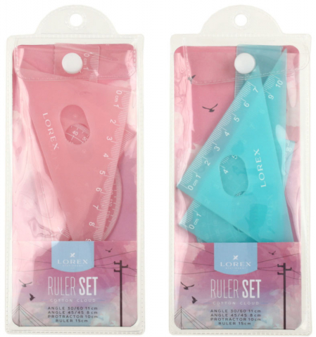 Набор геометрический Lorex Set Cotton Cloud, 4 предмета, ассорти Набор геометрический Lorex Set Cotton Cloud, 4 предмета, ассорти