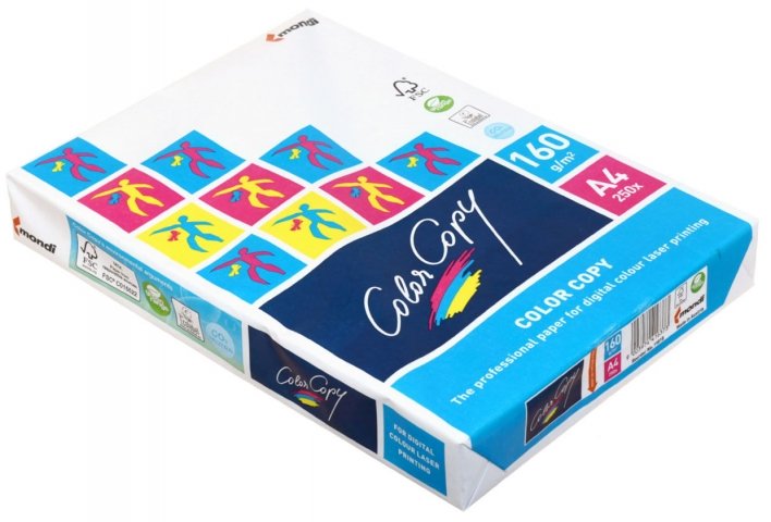 Бумага офисная Color Copy А4 (210×297 мм), 160 г/м², 250 л.