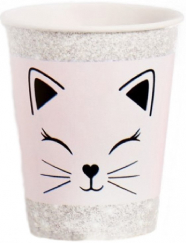 Набор стаканов бумажных, 6 шт., 250 мл, «Мордочка»