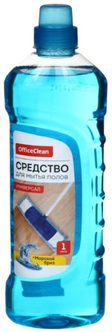 Средство для мытья полов Office Clean «Универсал», 1000 мл, «Морской бриз»