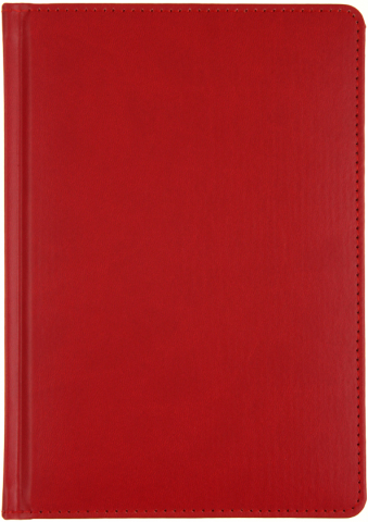 Ежедневник недатированный Attache Classic 145×205 мм, 136 л., красный