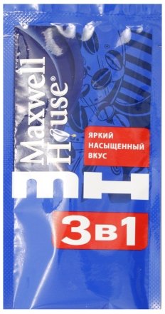 Напиток кофейный растворимый Maxwell House «3 в 1», 18 г, в стике, с сахаром и сливками