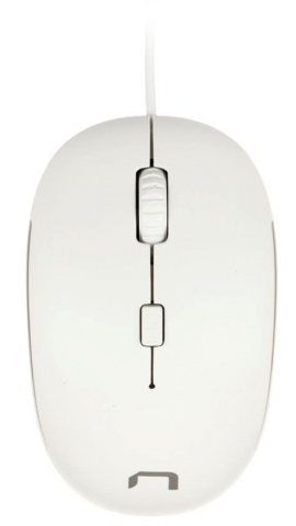 Мышь компьютерная Natec Sparrow, USB, проводная, белая