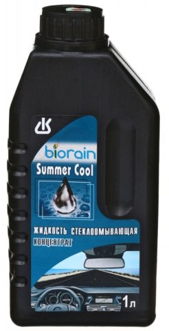 Жидкость стеклоомывающая Biorain , 1000 мл, концентрат, Summer Cool 