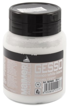 Грунт акриловый Gesso, 500 мл, белый