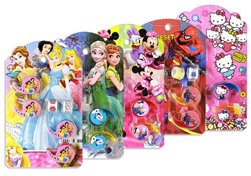 Набор декоративной клейкой ленты с диспенсером 4 диспенсера и 2 ленты, 12×19 см, ассорти