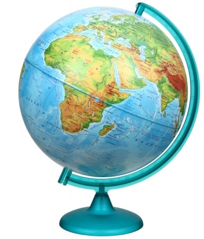 Глобус физический «Глобусный мир», диаметр 320 мм, 1:40 млн