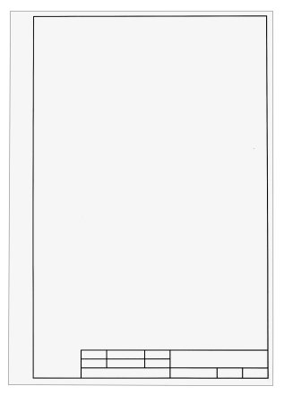 Папка для черчения «ПрофПресс», А4 (210*297 мм), 10 л., 160 г/м², с вертикальной рамкой