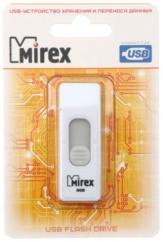 Флэш-накопитель Mirex Harbor, 8Gb, корпус белый