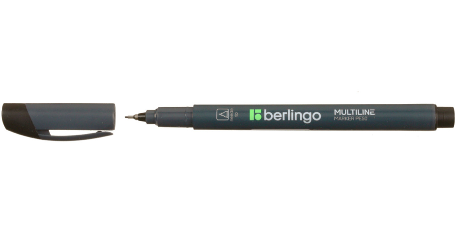 Маркер для дисков CD/DVD Berlingo черный Маркер для дисков CD/DVD Berlingo черный