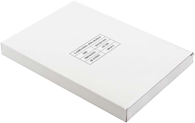 Пленка для ламинирования O.Pouch Super А4 (216×303 мм), 125 мкм, глянец, 100 шт. Пленка для ламинирования O.Pouch Super А4 (216×303 мм), 125 мкм, глянец, 100 шт.