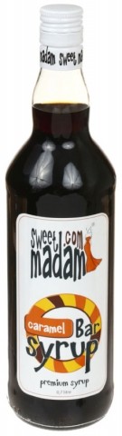 Сироп Sweet Madam, 0,7 л, с ароматом «Карамель» 