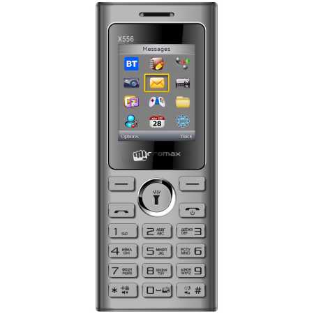 Телефон мобильный Micromax X556, Grey, корпус серого цвета