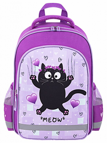 Рюкзак «Пифагор» School 38×28×14 см, Falling Cat (для девочек)