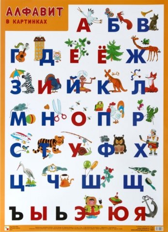 Плакат «Алфавит», 500*690 мм