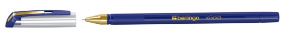 Ручка шариковая Berlingo xGold (аналог ручек Linc) корпус синий, стержень синий