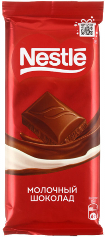 Шоколад Nestle, 82 г, молочный Шоколад Nestle, 82 г, молочный