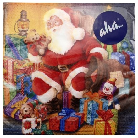 Салфетки сервировочные Aha, 33*33 см, 20 шт., «Рождество» Салфетки сервировочные Aha, 33*33 см, 20 шт., «Рождество»