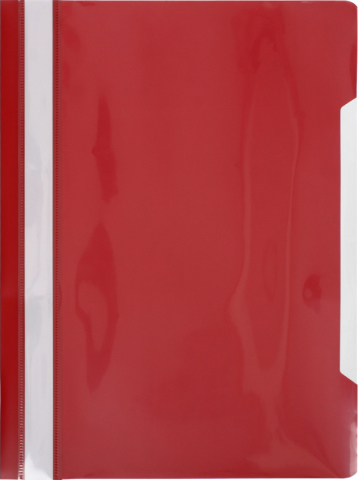 Папка-скоросшиватель пластиковая А4 «Бюрократ» толщина пластика 0,16 мм, малиновая