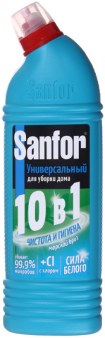 Средство для чистки Sanfor, 750 г, «Морской бриз»