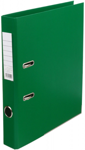Папка-регистратор Attache Standart с двусторонним ПВХ-покрытием корешок 50 мм, зеленый