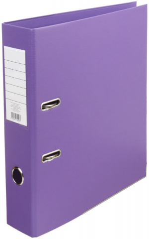 Папка-регистратор Attache Standart с двусторонним ПВХ-покрытием корешок 70 мм, фиолетовый