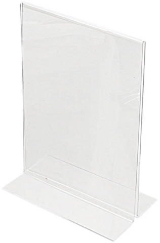 Подставка настольная для рекламных материалов из акрила Brauberg Standard, А5 (150*210*80 мм), двухсторонняя, вертикальная Подставка настольная для рекламных материалов из акрила Brauberg Standard, А5 (150*210*80 мм), двухсторонняя, вертикальная