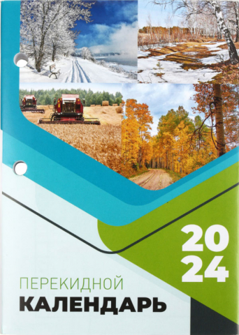 Календарь настольный перекидной на 2024 год «Брестская типография», 100*140 мм