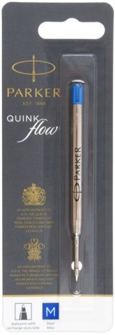 Стержень для шариковых автоматических ручек Parker, тип А1, 98 мм, M, пулевидный, синий Стержень для шариковых автоматических ручек Parker, тип А1, 98 мм, M, пулевидный, синий