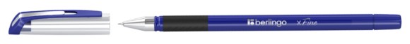 Ручка шариковая Berlingo xFine корпус синий, стержень синий