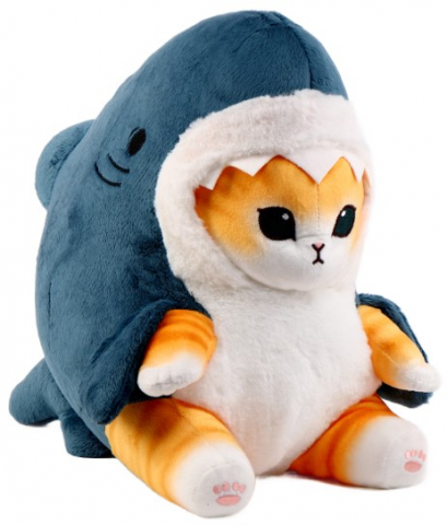 Игрушка мягкая Sima-Land 35 см, «Котик-акула»