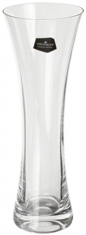 Ваза стеклянная, диаметр 65 мм, высота 195 мм