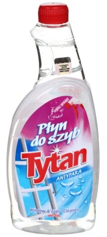Жидкость для мытья стекол Tytan, 750 мл, без распылителя, «Анти-пар» Жидкость для мытья стекол Tytan, 750 мл, без распылителя, «Анти-пар»