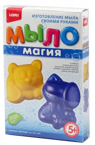 Набор для творчества «Мыло своими руками. Мыло Магия», «Забавные зверушки», 5+