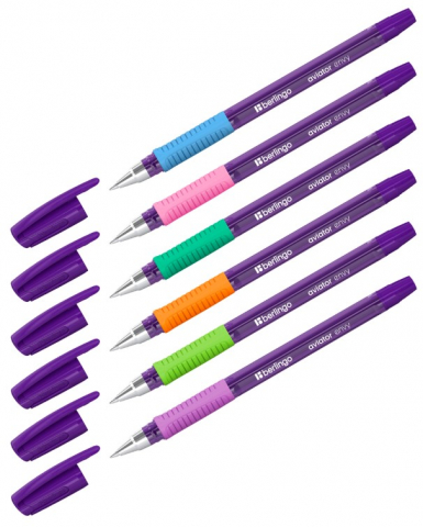 Ручка шариковая Berlingo Aviator Envy (аналог ручек Linc), корпус ассорти, стержень синий Ручка шариковая Berlingo Aviator Envy (аналог ручек Linc), корпус ассорти, стержень синий