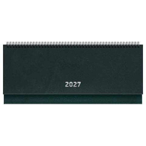 Планинг датированный на гребне на 2027 год BG 295×130 мм, 64 л., зеленый