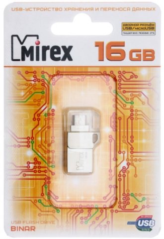 Флэш-накопитель Mirex Binar, 16Gb 