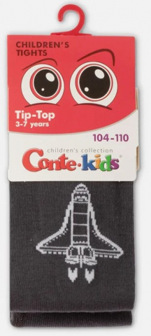 Колготки детские Tip-Top размер 104-110, темно-серый