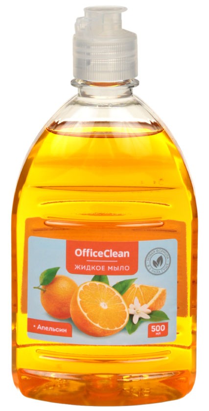 Мыло жидкое OfficeClean, 500 мл, «Апельсин»