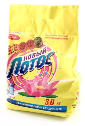 Порошок стиральный «Новый Лотос», 3 кг, для ручной стирки Порошок стиральный «Новый Лотос», 3 кг, для ручной стирки