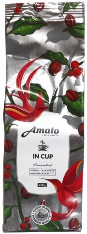 Кофе натуральный молотый Amato in Cup, 250 г, среднеобжаренный 